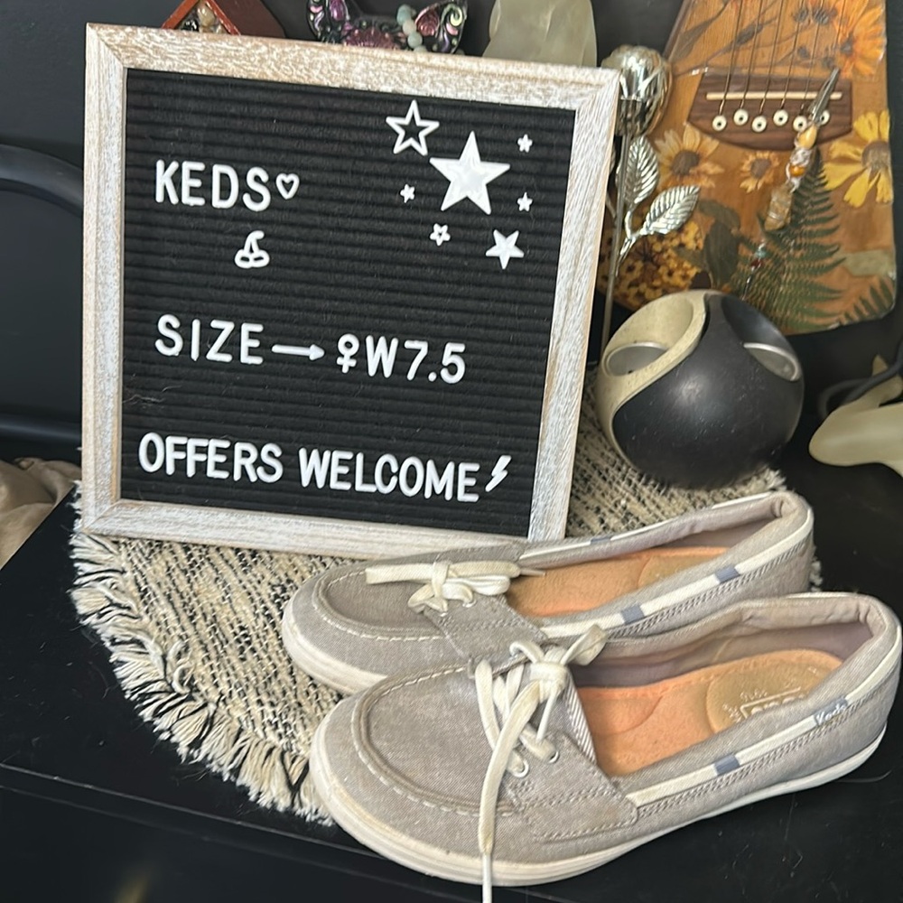 Keds Women's Gray Canvas Sneakers